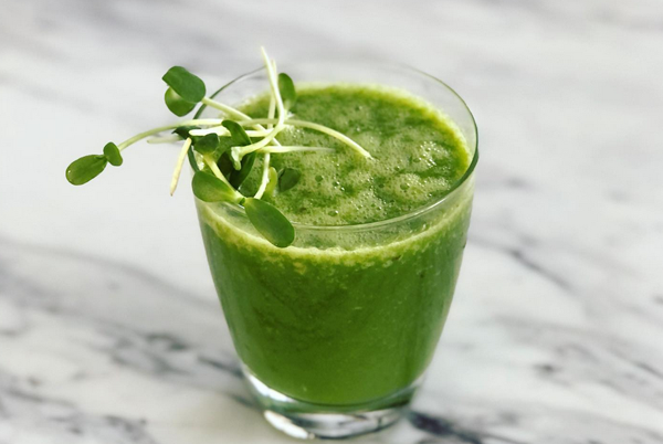 Sunflower Microgreen Energy Smoothie