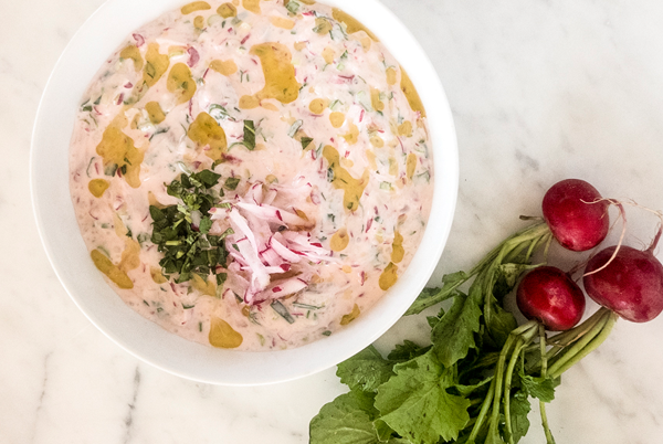 White Radish Microgreen Raita